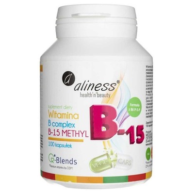 Aliness Vitamin B Complex B-15 Methyl Methylkomplex 100 Kapseln