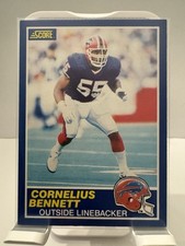 1989 Score - Cornelius Bennett #61