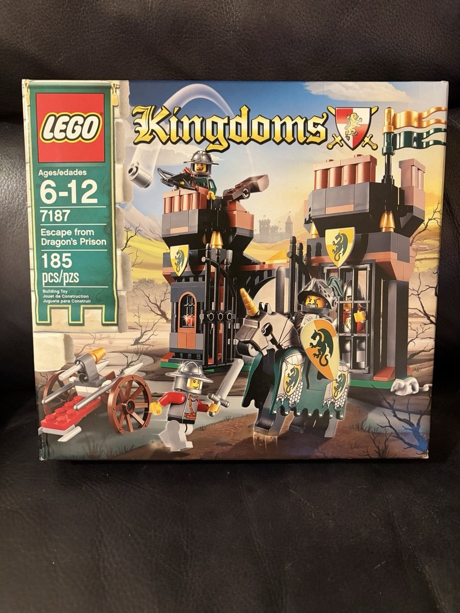 Lego Castle 7187 KINGDOMS Escape from Dragon's Prison New MISB