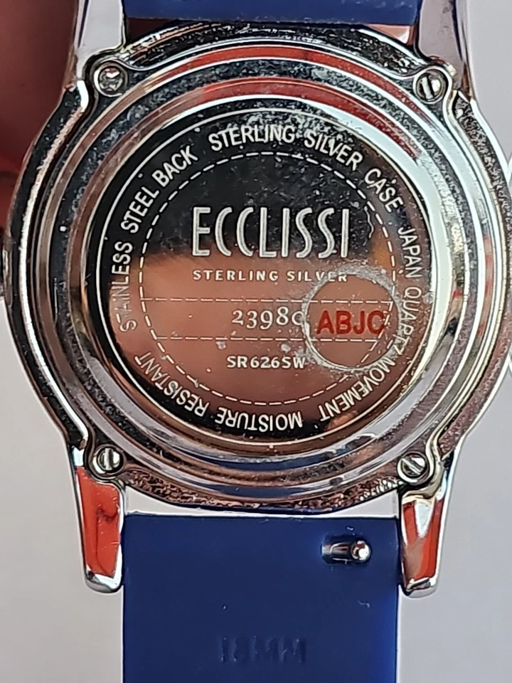 Женские кварцевые часы ECCLISSI из чистого серебра - Изображение 4 из 4