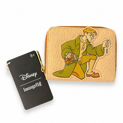Loungefly Disney Atlantis Milo Thatch Brown Bifold Snap Wallet