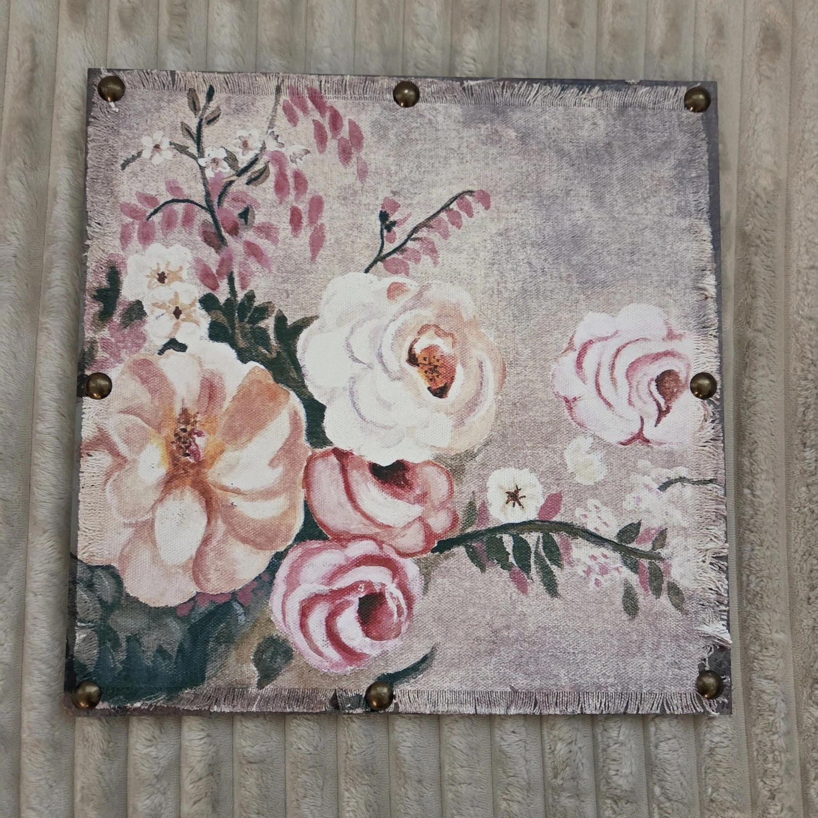 Floral Rose Flower Pink Romantic Vintage French Stretch Canvas Fabric Wall Art
Opens in a new window