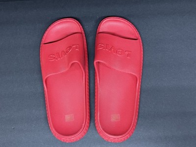 Levi s Red Slides Men Size 12 New Levi