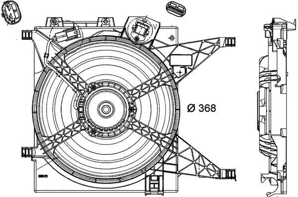 FAN ENGINE COOLING CFF 191 000P FOR NISSAN NV200/Bus/EVALIA/Van K9K608 1.5L - Image 3 of 4