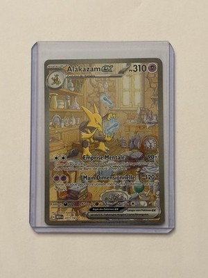 Pokemon Karte Alakazam ex Alternative 201 /165 EV3.5 MEW 151 Alt Mint  