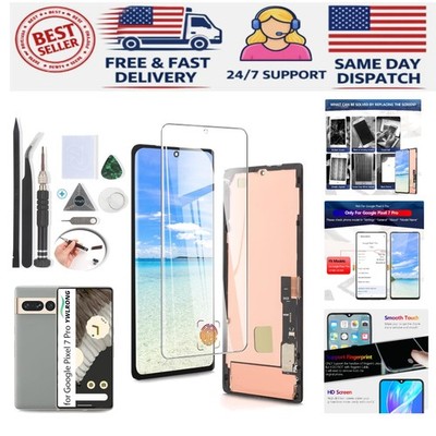 OLED for Google Pixel 7 Pro Screen Replacement LCD Touch Screen Digitizer Ass...