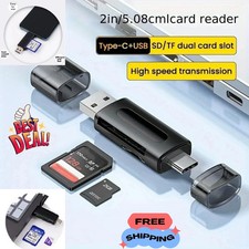 Card Reader USB 3.0 Type C Micro SD TF OTG Smart Memory Adapter Laptop Computer