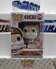 Funko POP! Football NFL San Francisco 49ers Santa #279 Fanatics 2024 Holiday NEW