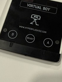 HYPERFLASH32 eInk Flash Cartridge Cart for Virtual Boy Wario Land Black White