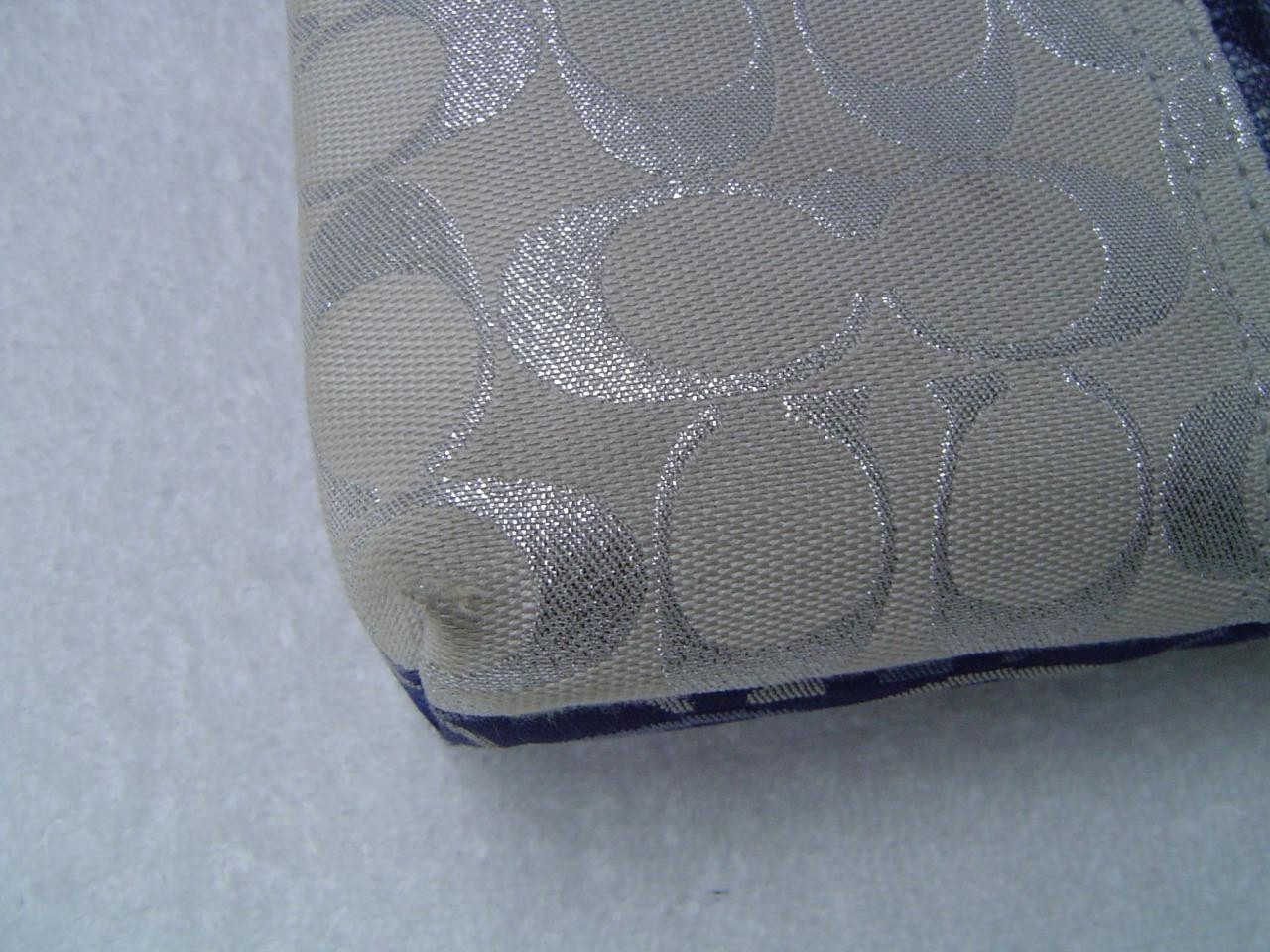 AUTHENTIC COACH TONAL DENIM PATCHWORK SWING PACK … - image 11