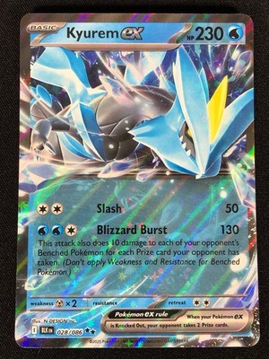 Pokemon Kyurem Ex 028/086 Ultra Rare Holo (NM)