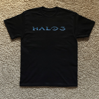 Halo 3 Unisex Heavy Cotton Tee Promo Shirt Gaming Nostalgia