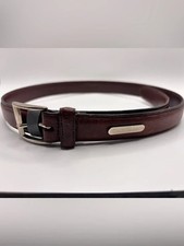 Ralph Lauren Leather Belt Brown Size 30 Distressed Vintage Genuine