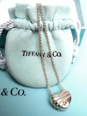 Authentic Tiffany & Co. Heart Arrow Pendant on 18'' Chain