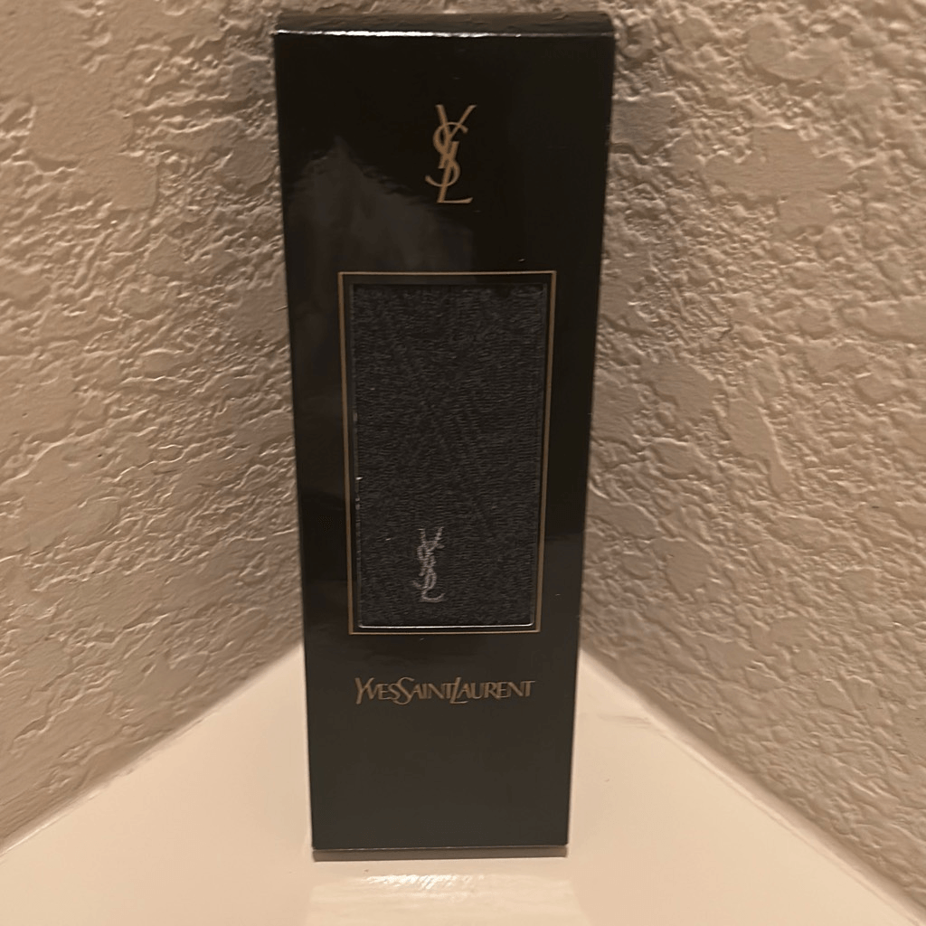 Calze eleganti uomo Yves Saint Laurent nere lusso professionali uomo d'affari nuove con etichette