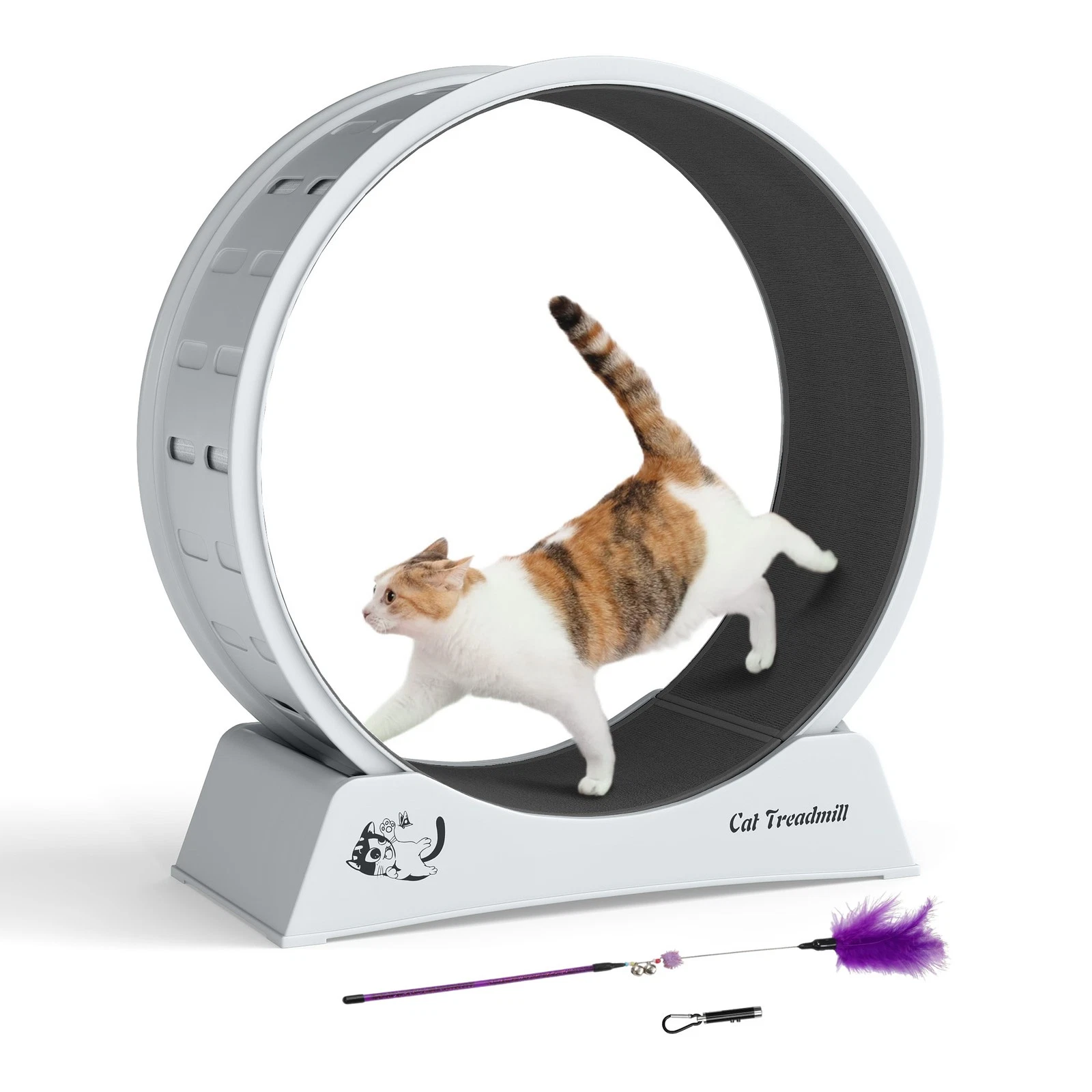 COZIWOW Cat Exercise Wheel Scratching Activity Center Cat Treadmill Sport Toy
Opens in a new window 