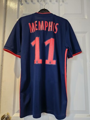 Lyon Away Football Shirt 2018/2019 Memphis Depay UK