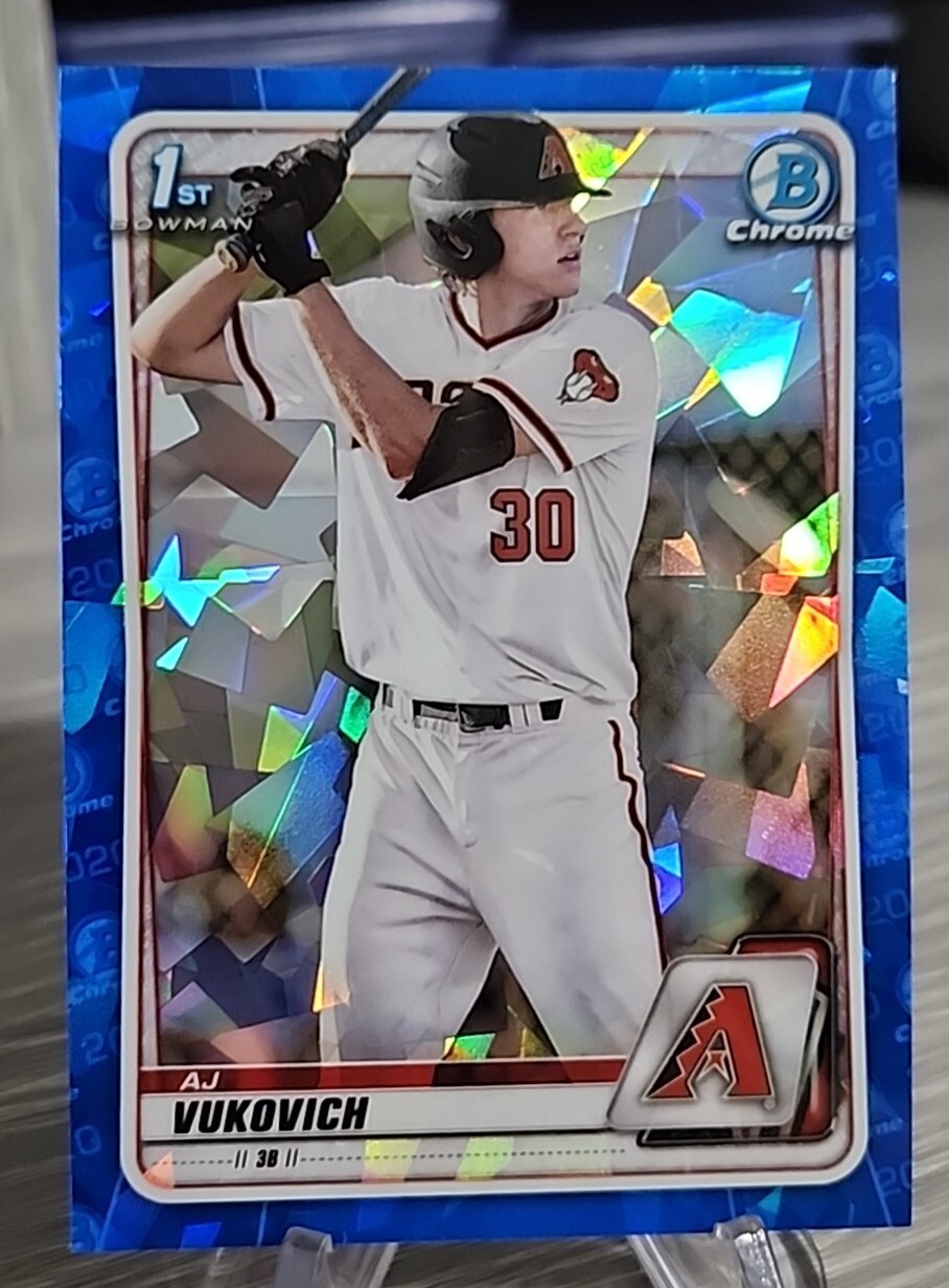 AJ Vukovich 2020 Bowman Draft Sapphire Edition #BD-150 Arizona Diamondbacks