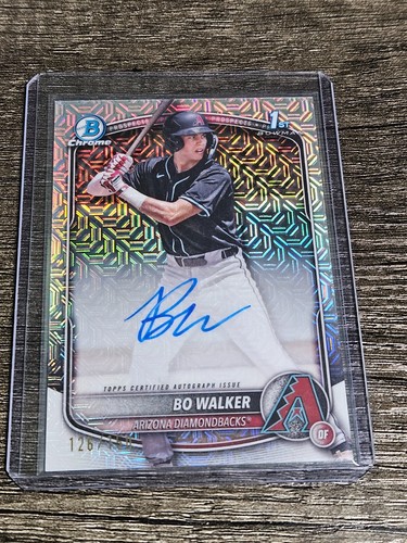 2025 BOWMAN #CPA-BWA - BO WALKER AUTOGRAPH / MOJO CARD / 150