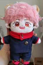 Jujutsu Kaisen Yuji Itador For Plush 20cm Doll Uniform Clothing Outfits Dress Up