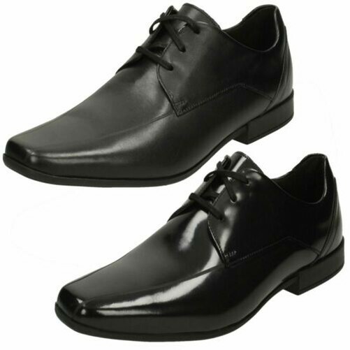 clarks formal black shoes