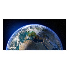 Postereck 3566 Poster Leinwand Panorama, Erde Planet Weltall Sterne Europa