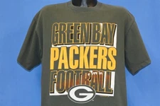 vintage 90s GREEN BAY PACKERS NFL TEAM LOGO STARTER t-shirt FOOTBALL LARGE L
