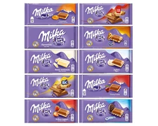 Milka Chocolate Assortment Variety Chocolate 10 Bars - Randomly Selected