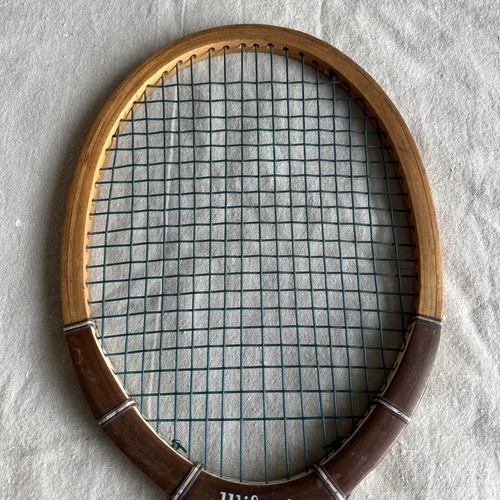 Wilson Chris Evert Autograph 4-3/8 Light Vintage Wood Tennis Racquet - Picture 3 of 14