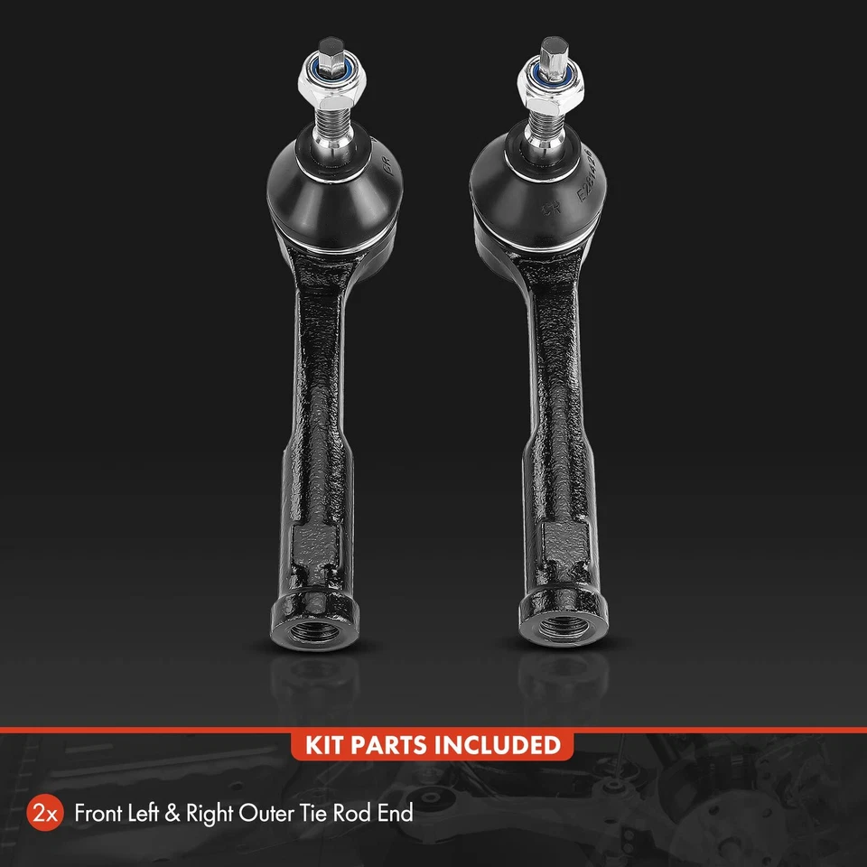 2x Extremo de barra de amarre exterior delantero izquierdo y derecho para Jeep Compass 2017-2023 Renegade Fiat Foto 2 de 4