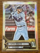 2022 Topps GQ Chrome Refractor George Springer  Toronto Blue Jays  #218