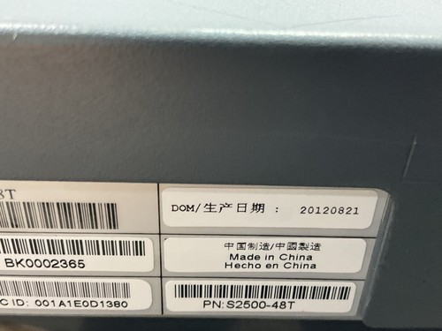 USED - WORKS - Aruba Networks S2500-48t-4x10G 48-Port Switch 4 SFP+ Ports AS IS - Photo 3/11