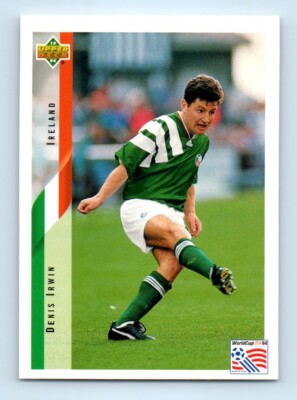 1994 Upper Deck World Cup English/Spanish Denis Irwin #204 Soccer