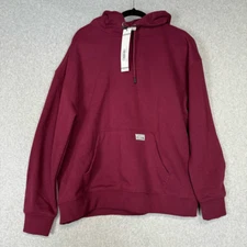 Pro Club Heavyweight Men's Medium Maroon Pro Club French Terry Hoodie Sweatshirt