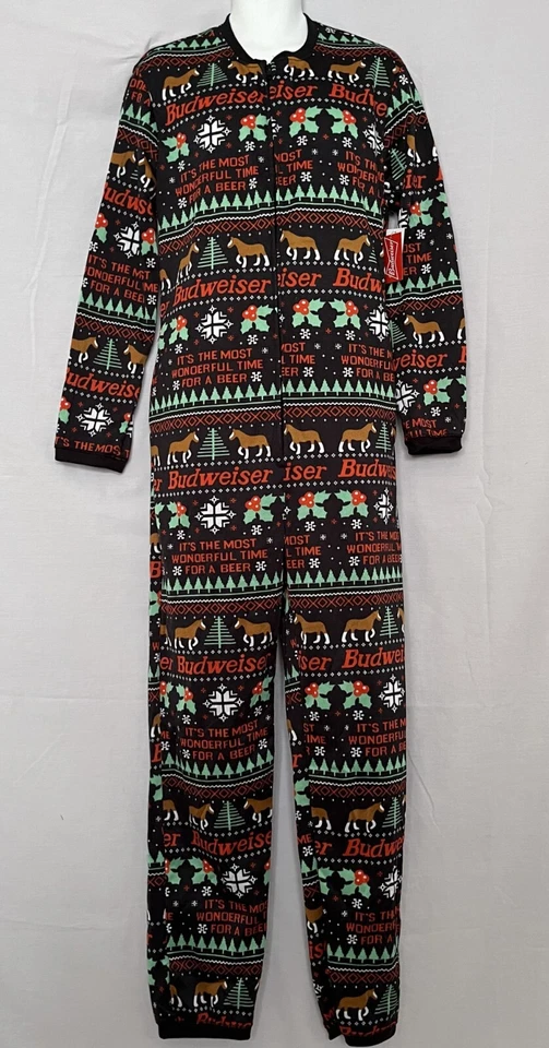 Мужская уродливая пижама большой Budweiser Рождественский лаунж сна Clydesdale Union костюм - Изображение 4 из 4