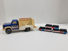 Vintage Pressed Steel Tonka Pepsi Cola Delivery Truck with Bottle Racks