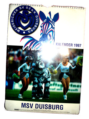 Poster-Kalender 1997 MSV Duisburg Sammlerstück  Fussball Fanartikel