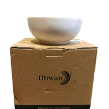 Dowan 22 oz White Ceramic Bowls Set of 4 Porcelain Kitchen Cereal Soup Large