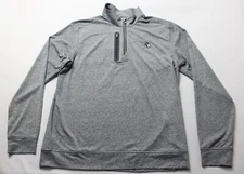 Cutter & Buck Men's Stealth Quarter Zip Pullover AP2 Elemental Grey Medium