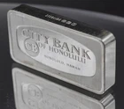 1970 City Bank of Hololulu Hawaii 2oz Franklin Mint 925 Silver bar WOW!!!! C5202