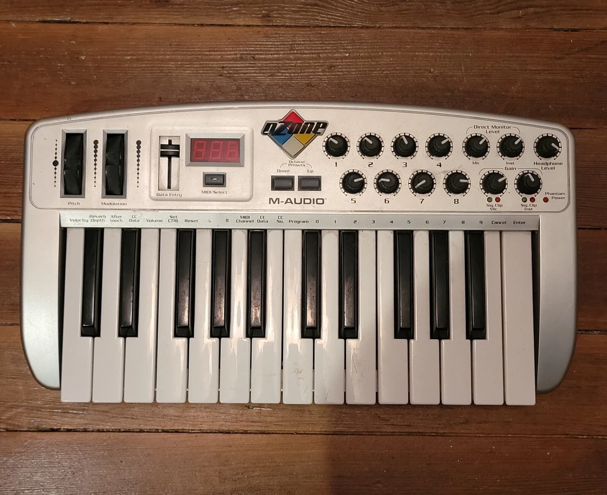 M-AUDIO OZONE MIDI USB Keyboard Controller | eBay
