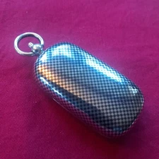 Superbe Niello Sterling Silver Double Sovereign Case