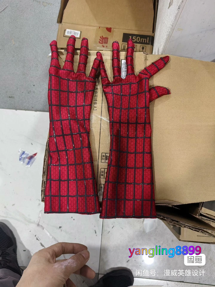 The Amazing Spider-Man 2 Spiderman Disfraz Disfraz Accesorio Guantes Adultos 1 par Foto 4 de 4