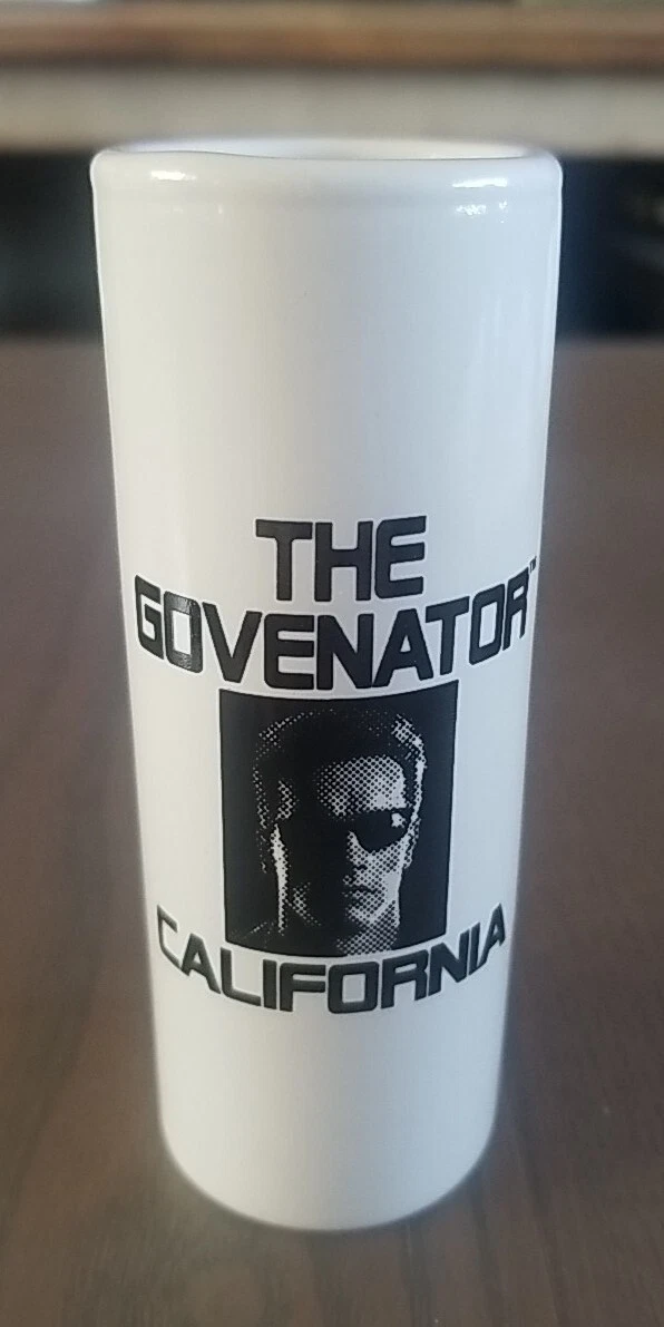 The Govenator California Ceramic Shot Glass Arnold Schwarzenegger Terminator