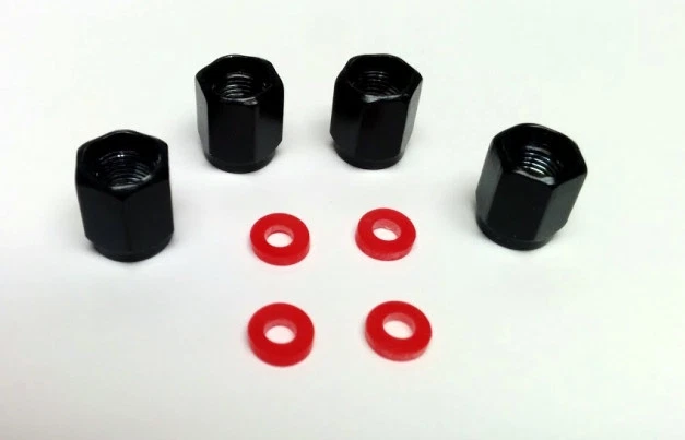 Billet Pontiac Trans Am TransAm Formula Firebird Blue Bird Valve Stem Caps NICE - Image 4 of 4