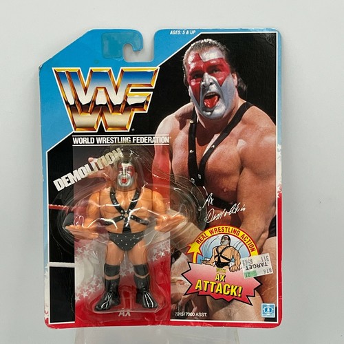 DEMOLITION AX WWF 1990 Hasbro series 1 wwe protect...