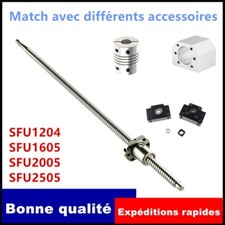 Vis à billes SFU1605/1204/2005/2505 Palier fixe/accouplement/ logement décrou