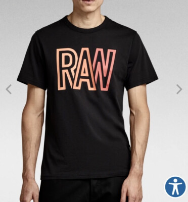 G-Star Raw Men's T-Shirt Black New