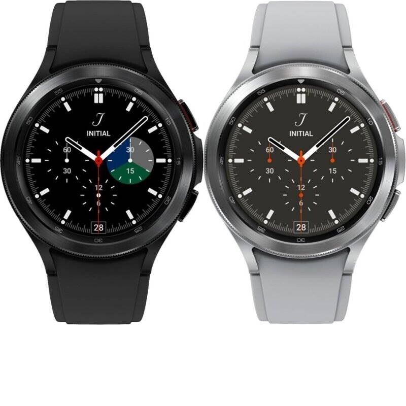 Restored SAMSUNG Galaxy Watch 4 Classic 46mm Smartwatch LTE Stainless Black  Grade B (Refurbished) 