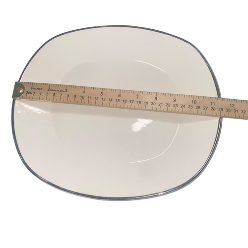 Plato para servir Salem International Ironstone Silver Elegance Inglaterra 67 - Imagen 7 de 9